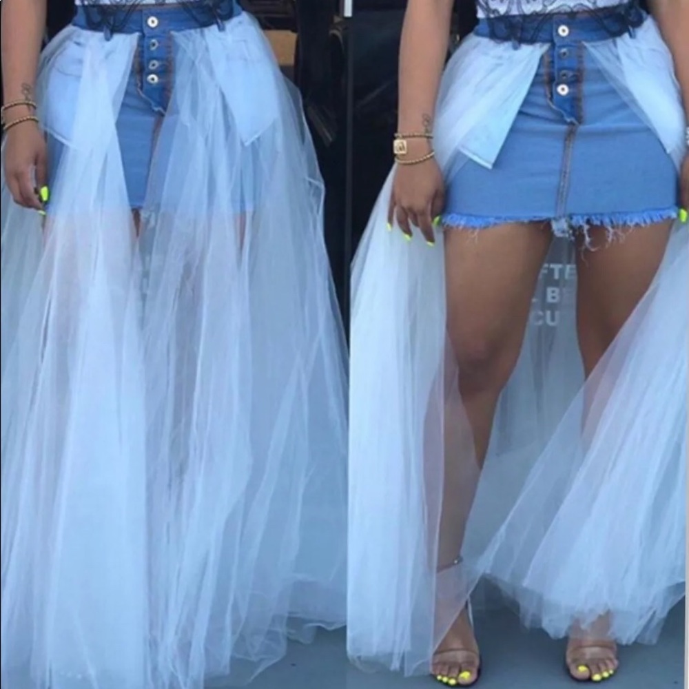 Denim TuTu Skirt - New